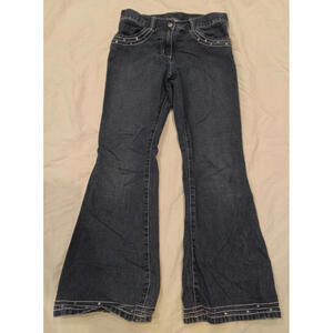Gymboree Girl's Size 9 Jeweled Blue Denim Flair Jeans